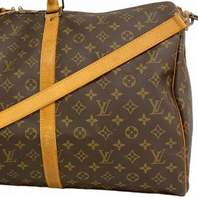 【配件齊全💝】Louis Vuitton Keepall55經典旅行袋|隨身行李✦fufu style 精品✦ 時尚單品|二手名牌包|旅行袋.登機包.旅行包-11