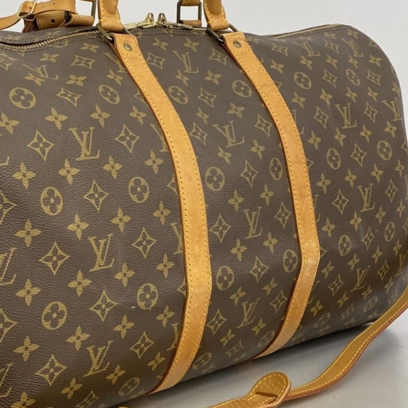 【配件齊全💝】Louis Vuitton Keepall55經典旅行袋|隨身行李✦fufu style 精品✦ 時尚單品|二手名牌包|旅行袋.登機包.旅行包-13