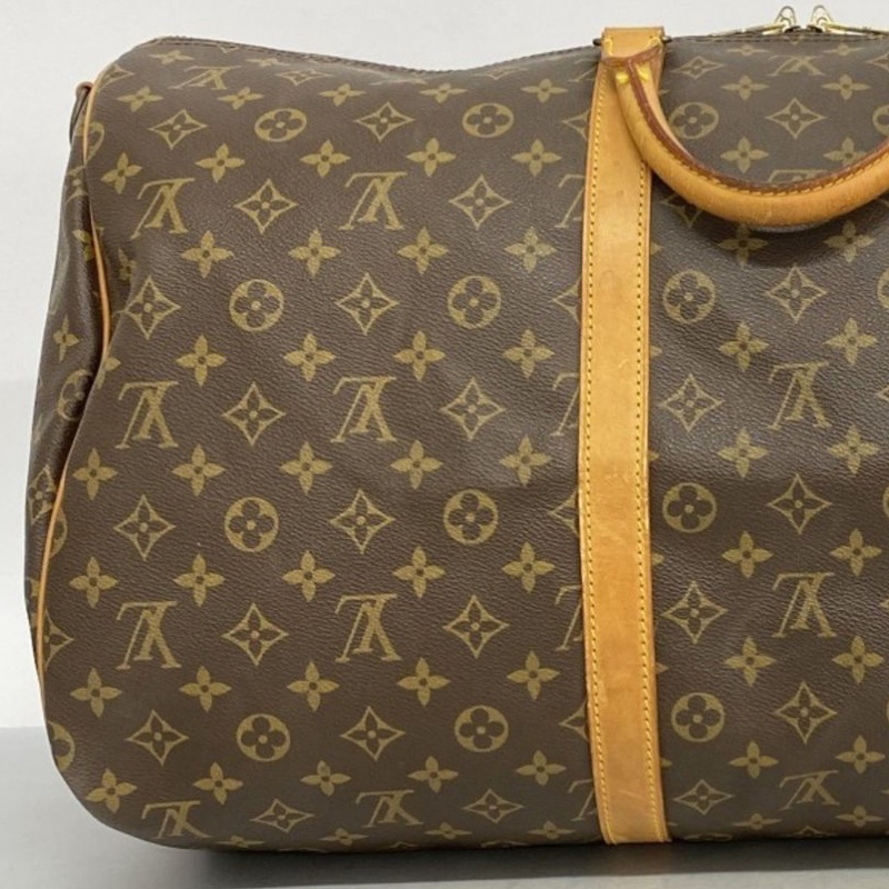【配件齊全💝】Louis Vuitton Keepall55經典旅行袋|隨身行李✦fufu style 精品✦ 時尚單品|二手名牌包|旅行袋.登機包.旅行包-14