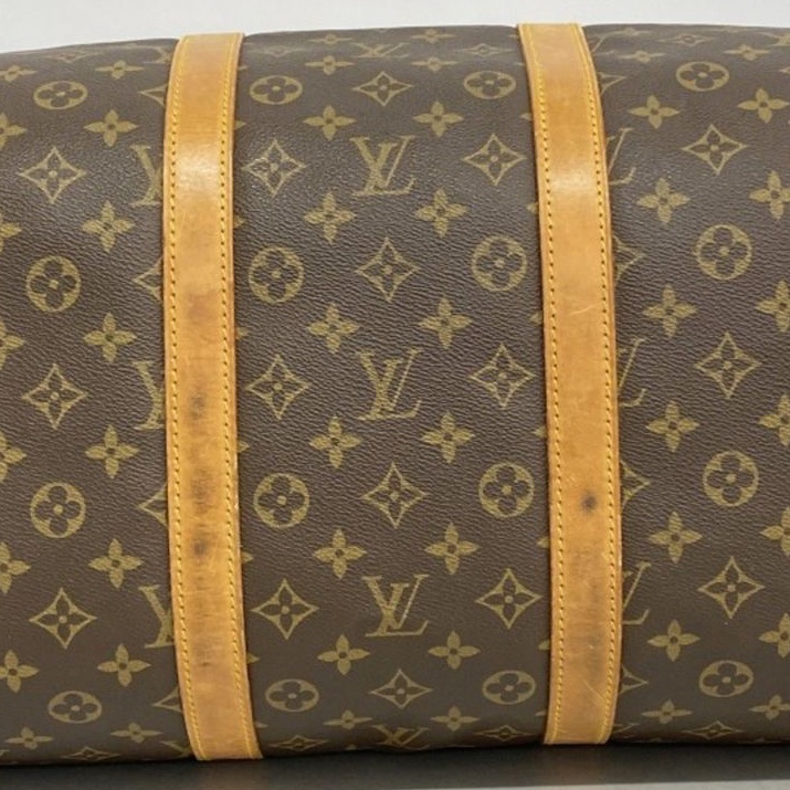 【配件齊全💝】Louis Vuitton Keepall55經典旅行袋|隨身行李✦fufu style 精品✦ 時尚單品|二手名牌包|旅行袋.登機包.旅行包-18
