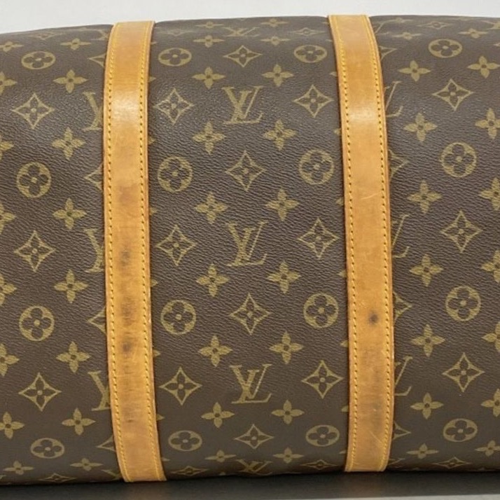 【配件齊全💝】Louis Vuitton Keepall55經典旅行袋|隨身行李✦fufu style 精品✦ 時尚單品|二手名牌包|旅行袋.登機包.旅行包-31