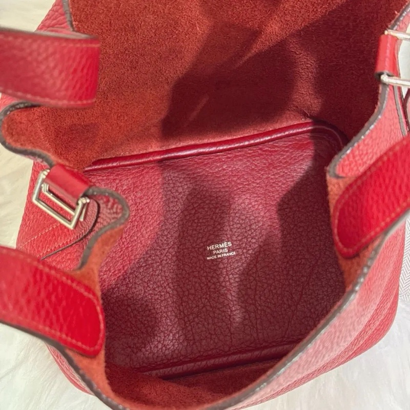 Hermes • Picotin 18 石榴紅 銀釦-9