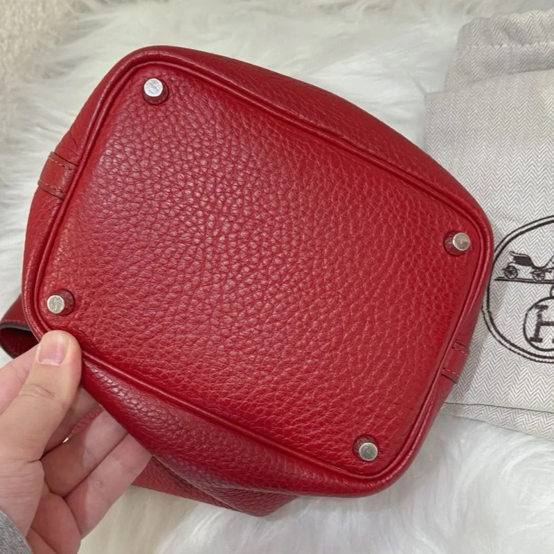 Hermes • Picotin 18 石榴紅 銀釦-11