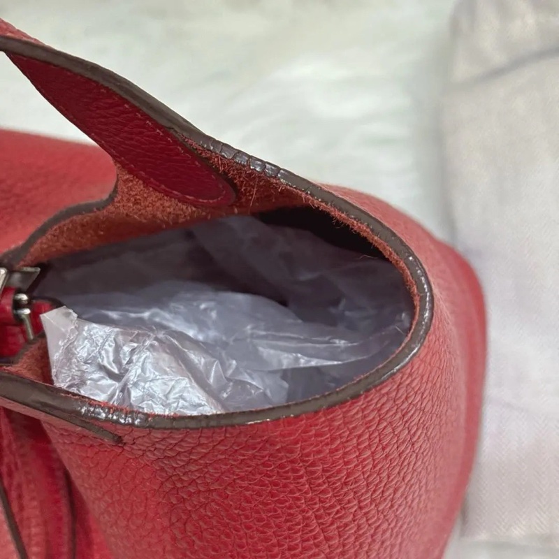 Hermes • Picotin 18 石榴紅 銀釦-14