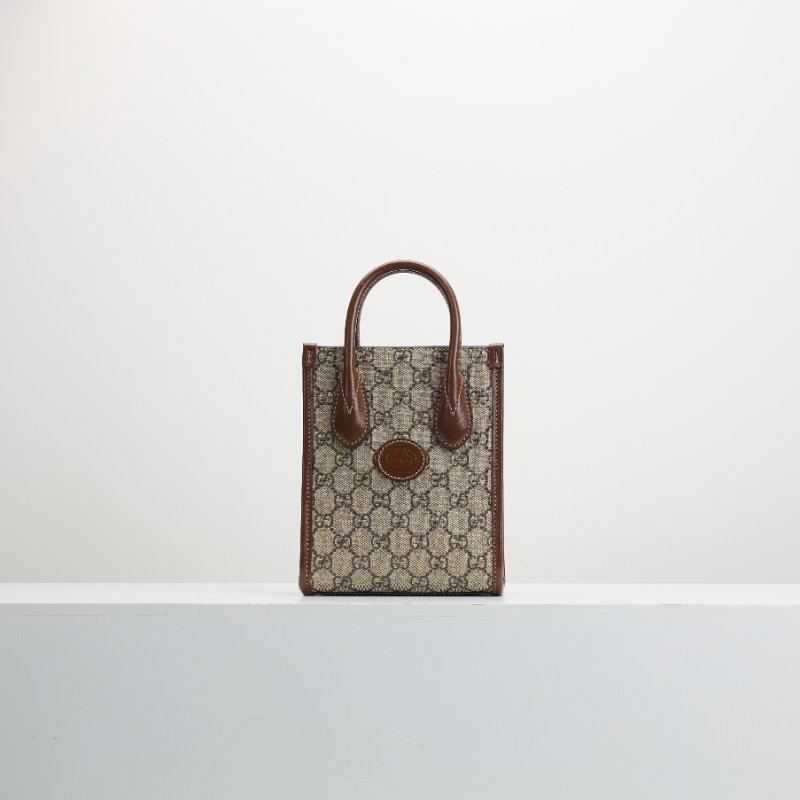 Gucci retro mini tote棕老花-0