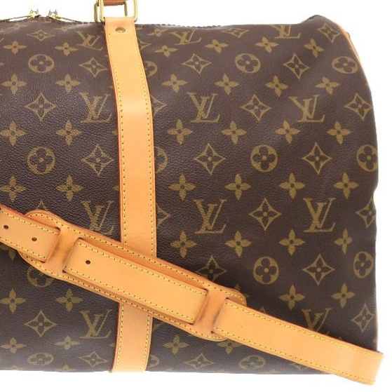 🎀Louis Vuitton Keepall50經典旅行袋｜植鞣革漂亮✦fufu style 精品✦ 保值款｜二手名牌包｜旅行袋.登機包.行李袋.行李包-10