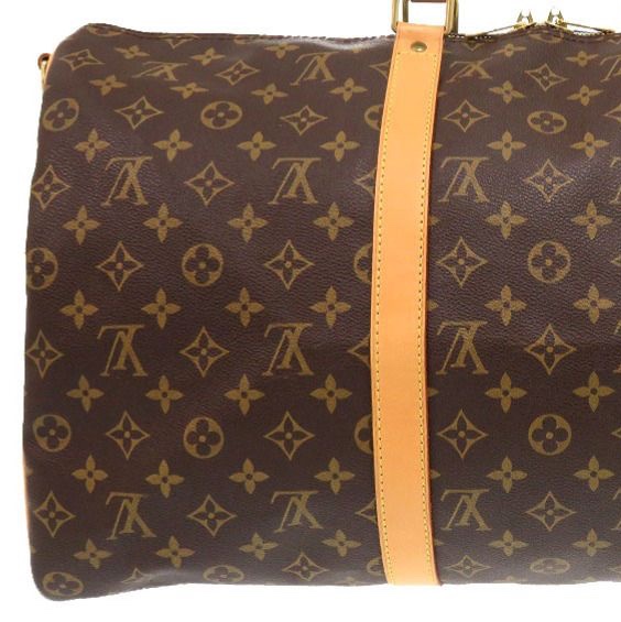 🎀Louis Vuitton Keepall50經典旅行袋｜植鞣革漂亮✦fufu style 精品✦ 保值款｜二手名牌包｜旅行袋.登機包.行李袋.行李包-11