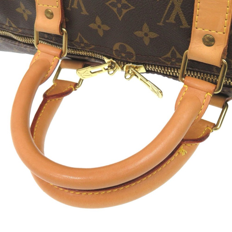 🎀Louis Vuitton Keepall50經典旅行袋｜植鞣革漂亮✦fufu style 精品✦ 保值款｜二手名牌包｜旅行袋.登機包.行李袋.行李包-21