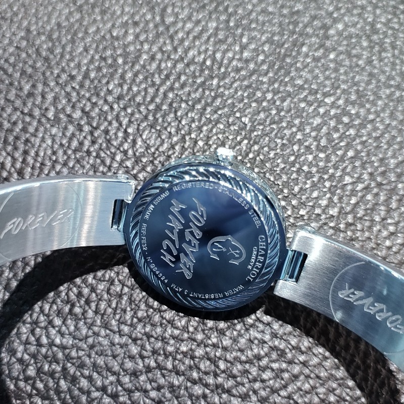 CHARRIOL FOREVER 夏利豪夏力豪夏立豪 鋼索 氛彩系列 不鏽鋼 珠母貝 真鑽 鑽石 女錶 手錶 石英錶 全新-18