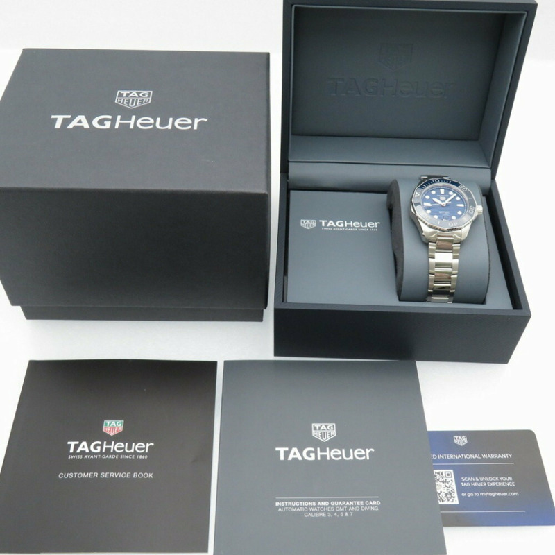 像新的一樣 TAG Heuer Aquaracer Professional 300 8P 鑽石 WBP231B.BA0618 自動手錶 SS/鑽石海軍藍錶盤 1416TAG HEUER 女士腕錶-2