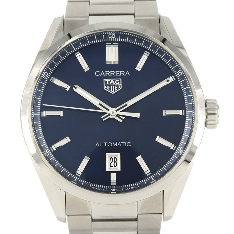泰格豪雅 Carrera Date WBN2112.BA0639 SS 自動腕錶-0