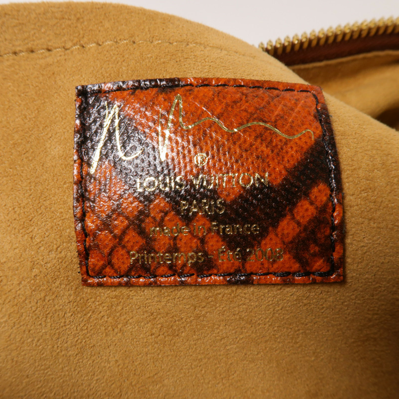 LOUIS VUITTON Monogram Jokes Man Crazy金扣手挽袋-10