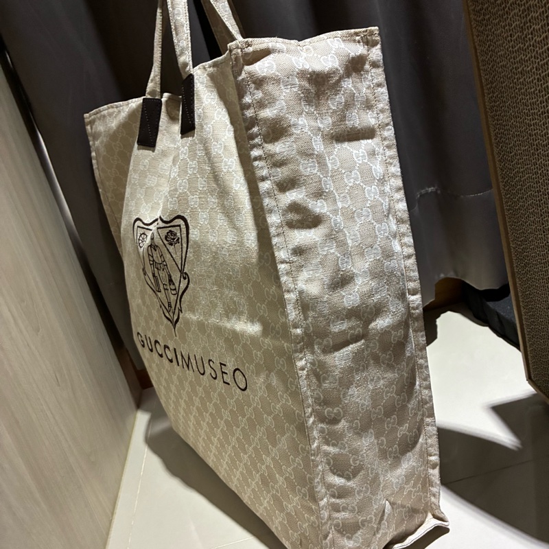 Gucci 古馳 Museo滿版花紋帆布大型托特包-7