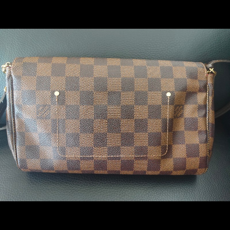 Louis Vuitton Lv favorite MM棋盤格肩包、斜背包兩用包-9
