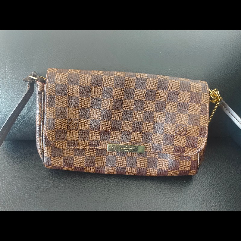Louis Vuitton Lv favorite MM棋盤格肩包、斜背包兩用包-11