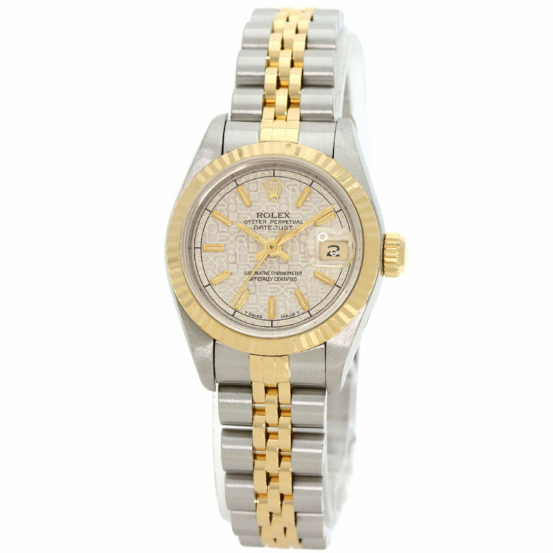 勞力士 69173 Datejust 手錶 不銹鋼 SSxK18YG 女款 ROLEX-10