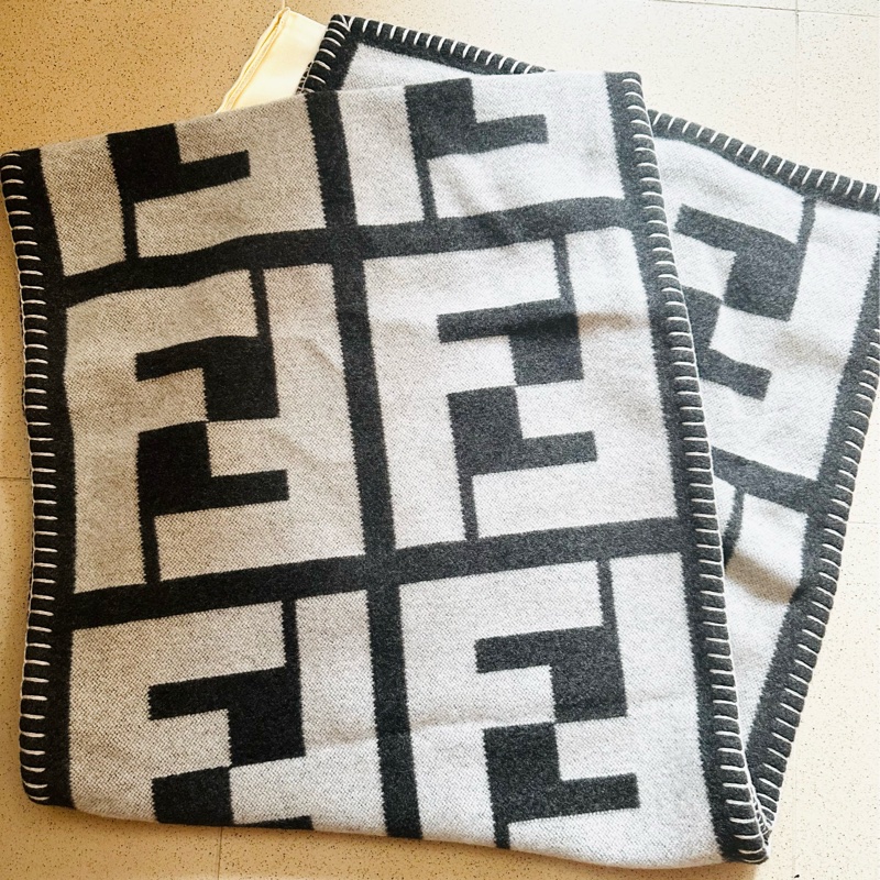 FENDI FF logo Scarf-6