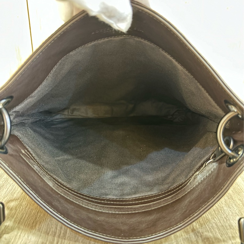 BOTTEGA VENETA BV 172736 咖啡牛皮全編織 肩背包斜背包記者包郵差包手拿包扁包-14