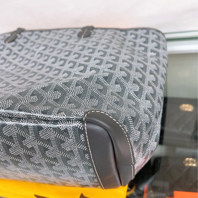 近新甜價✨Goyard artois pm 有拉鏈💖灰色老花托特包/肩背包-4