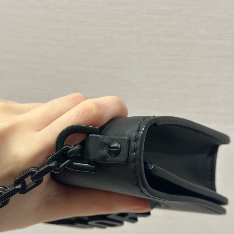 🈶️購證+保卡❤️Dior #soblack #鏈條包 #woc  #磨砂黑-17