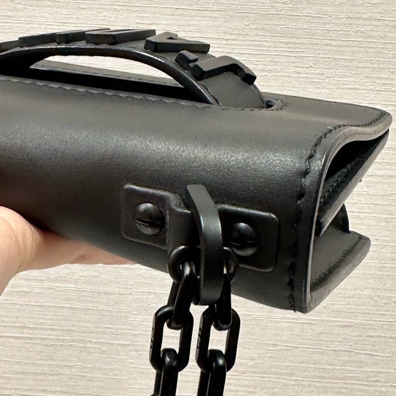 🈶️購證+保卡❤️Dior #soblack #鏈條包 #woc  #磨砂黑-18