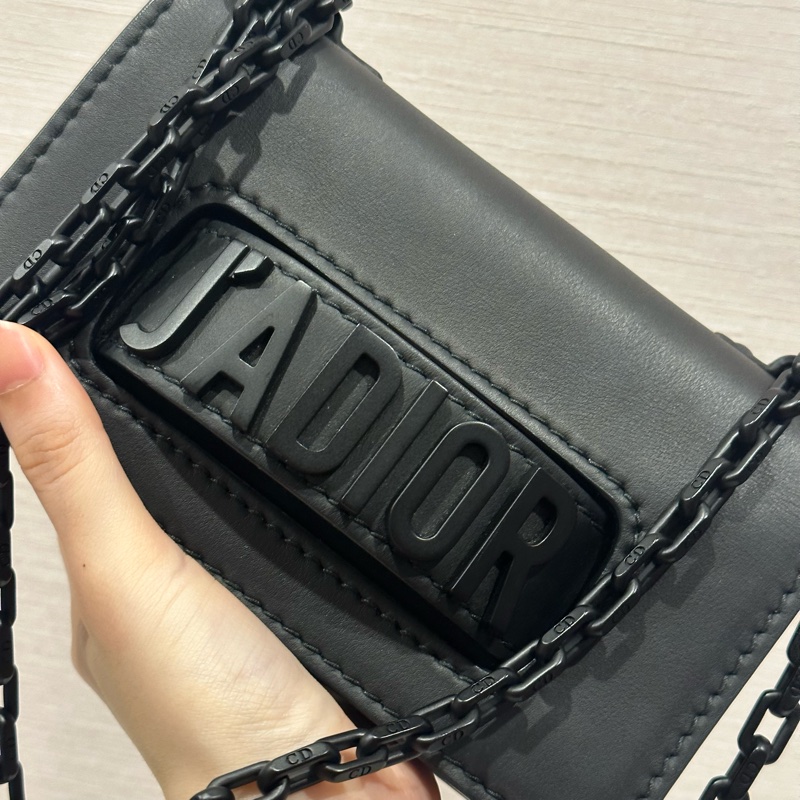 🈶️購證+保卡❤️Dior #soblack #鏈條包 #woc  #磨砂黑-20