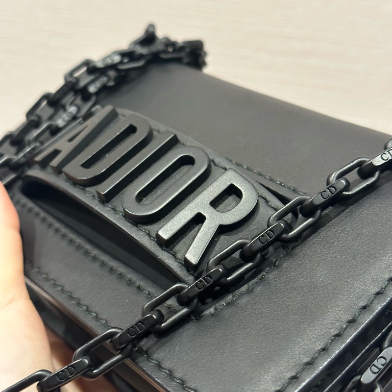 🈶️購證+保卡❤️Dior #soblack #鏈條包 #woc  #磨砂黑-21