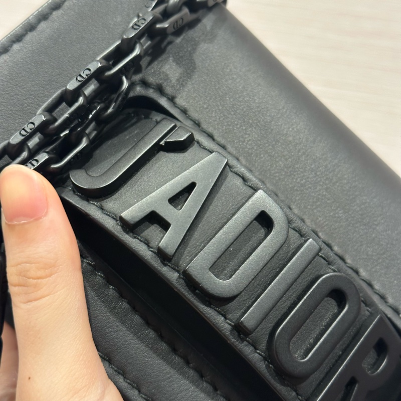 🈶️購證+保卡❤️Dior #soblack #鏈條包 #woc  #磨砂黑-22