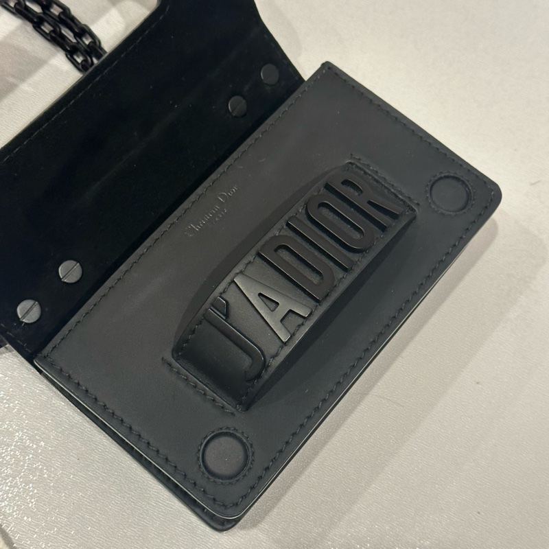 🈶️購證+保卡❤️Dior #soblack #鏈條包 #woc  #磨砂黑-33