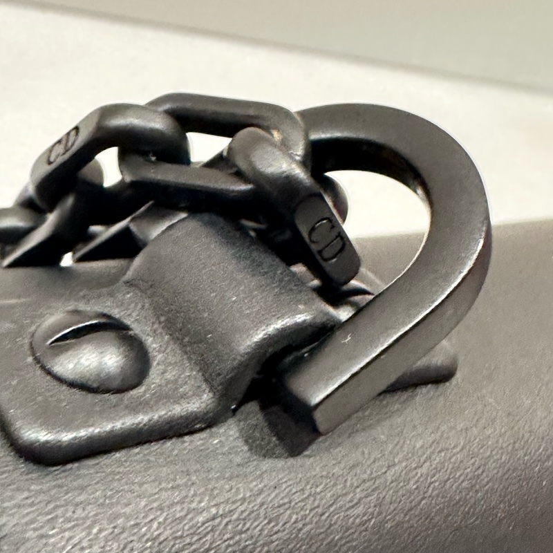 🈶️購證+保卡❤️Dior #soblack #鏈條包 #woc  #磨砂黑-49