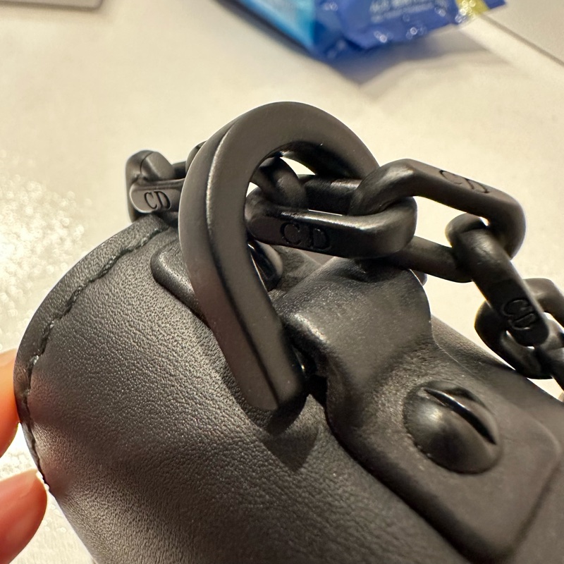 🈶️購證+保卡❤️Dior #soblack #鏈條包 #woc  #磨砂黑-58