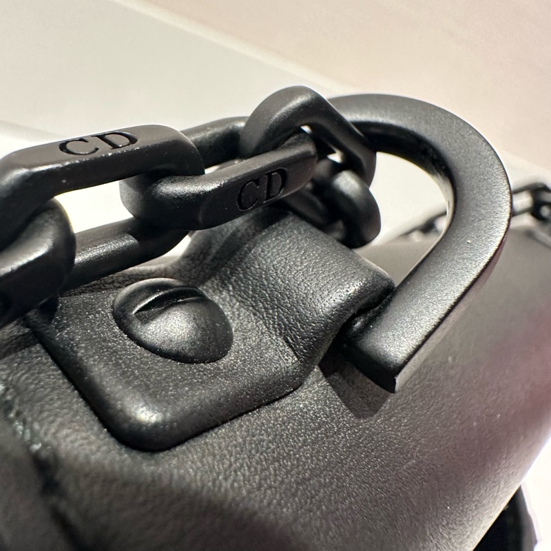 🈶️購證+保卡❤️Dior #soblack #鏈條包 #woc  #磨砂黑-60