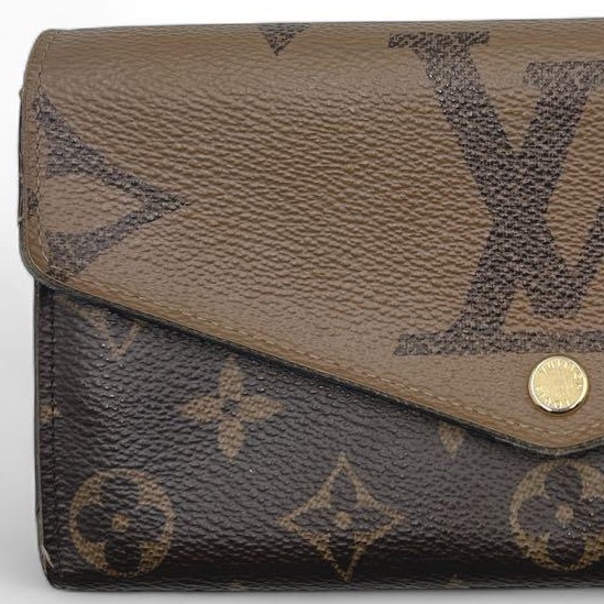 🎀Louis Vuitton Monogram雙色長夾|經典花紋✦fufu style 精品✦ 氣質款|二手名牌包|錢包.皮夾.皮包-5