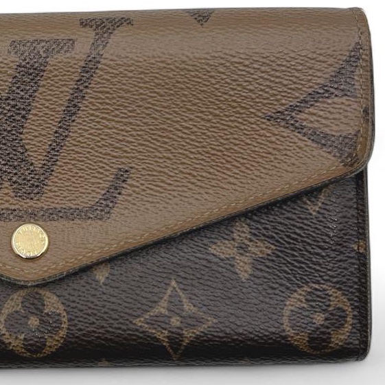 🎀Louis Vuitton Monogram雙色長夾|經典花紋✦fufu style 精品✦ 氣質款|二手名牌包|錢包.皮夾.皮包-7
