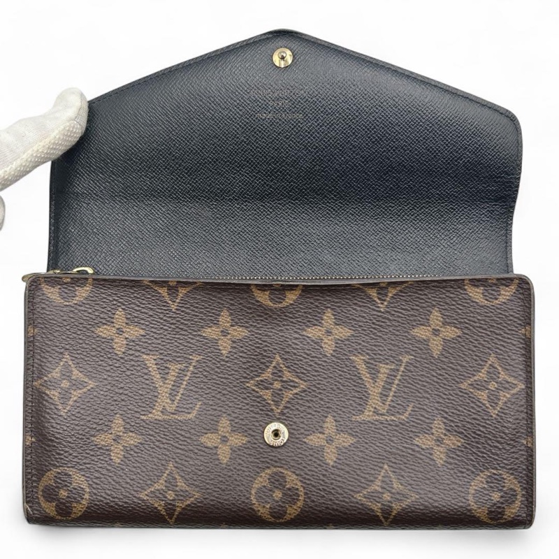 🎀Louis Vuitton Monogram雙色長夾|經典花紋✦fufu style 精品✦ 氣質款|二手名牌包|錢包.皮夾.皮包-11