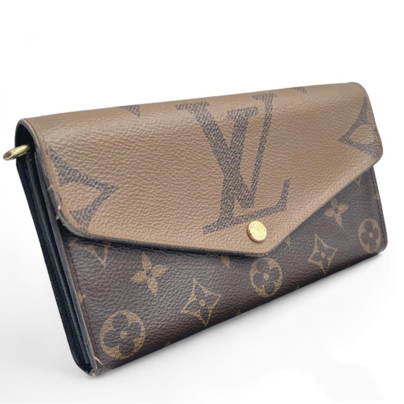 🎀Louis Vuitton Monogram雙色長夾|經典花紋✦fufu style 精品✦ 氣質款|二手名牌包|錢包.皮夾.皮包-13