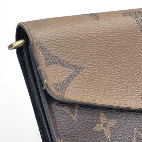 🎀Louis Vuitton Monogram雙色長夾|經典花紋✦fufu style 精品✦ 氣質款|二手名牌包|錢包.皮夾.皮包-21