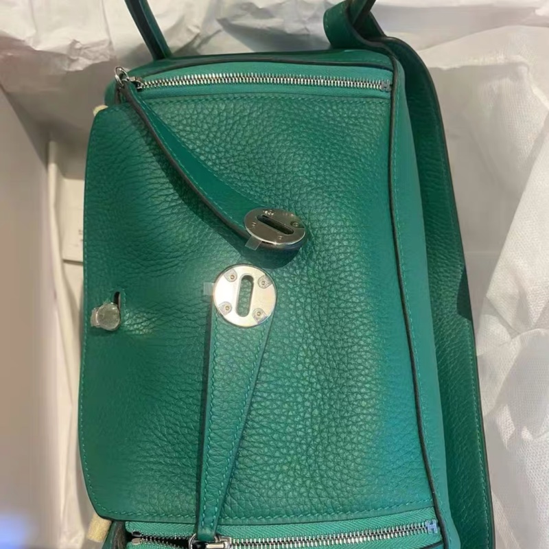Hermes Lindy 26 絲絨絲 W刻-3