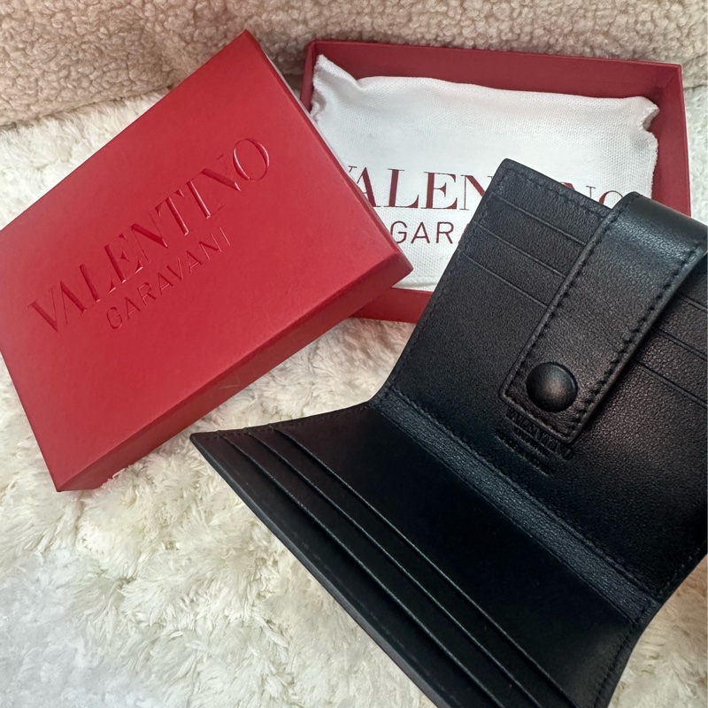 全新‼️Valentino VLogo Cardholder 卡包 卡夾 多卡位 黑色 2Y2P0U-4