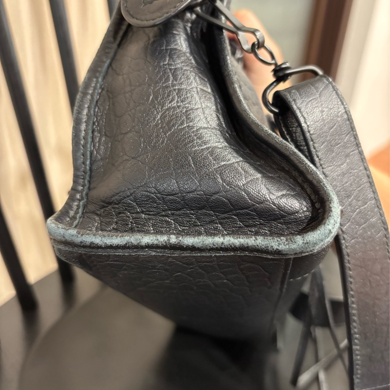 購自Popchill 正品驗證Balenciaga巴黎世家city S鱷魚壓紋小牛皮/斜背 肩背 手提 包-1