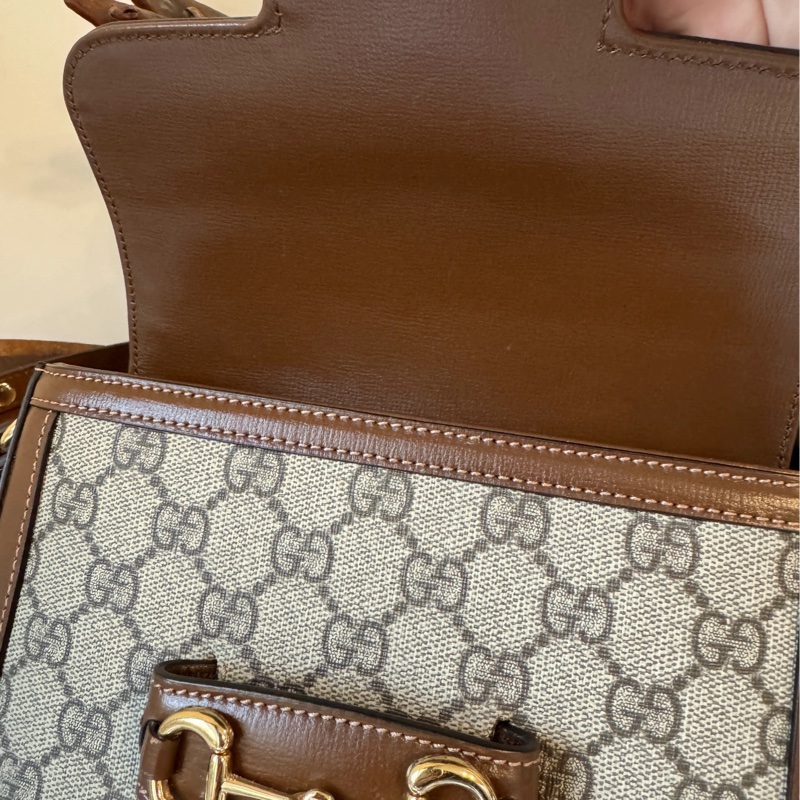 Gucci 1955mini 復古肩背斜背兩用包-11