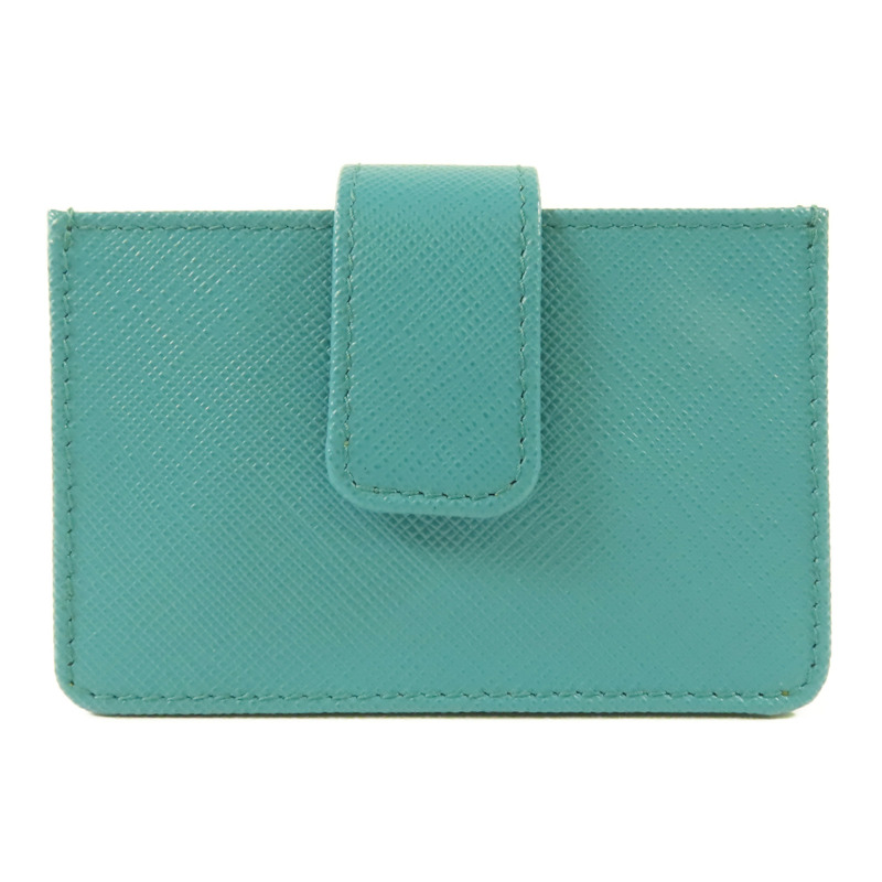 PRADA Saffiano皮革Card case金扣卡片套-0