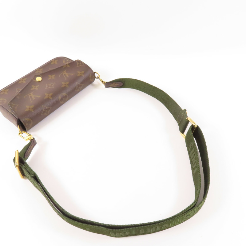LOUIS VUITTON Monogram Felicie Strap & Go金扣肩背袋-4