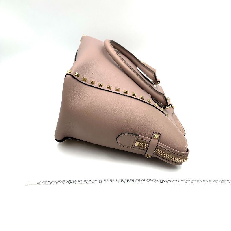 【美收精品】VALENTINO 奶茶色鉚釘包 A-922【隔月月中將轉賣至日本 上架期限30天】-16