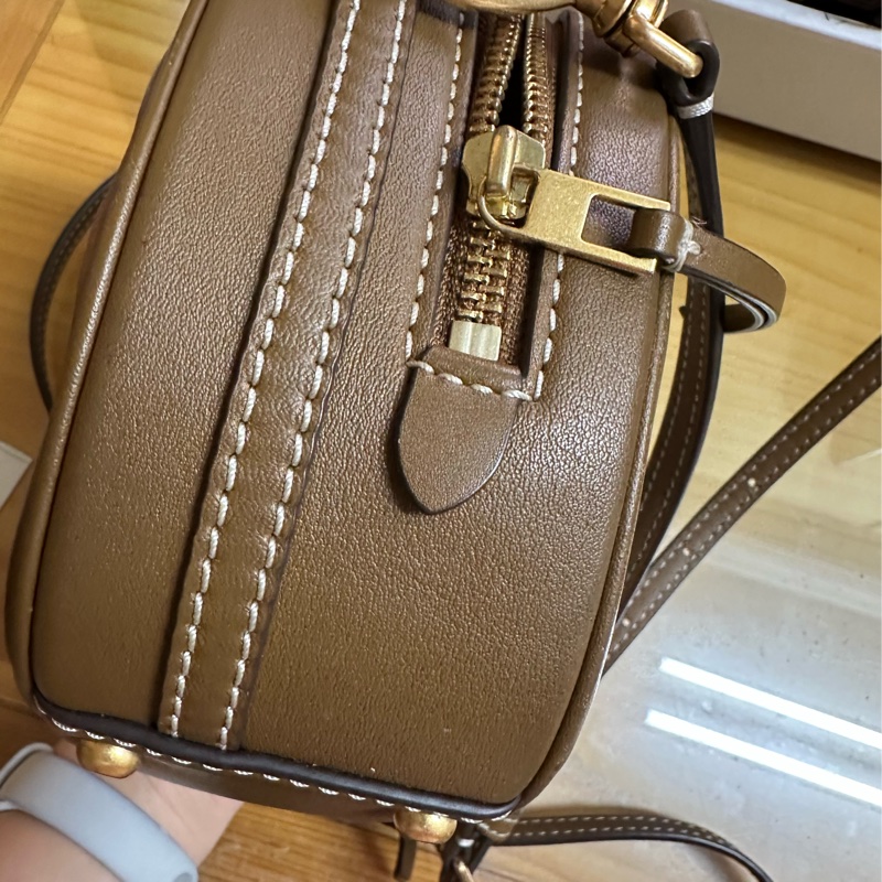 Tory Burch T Monogram 緹花圓餅包 單肩斜跨包-12