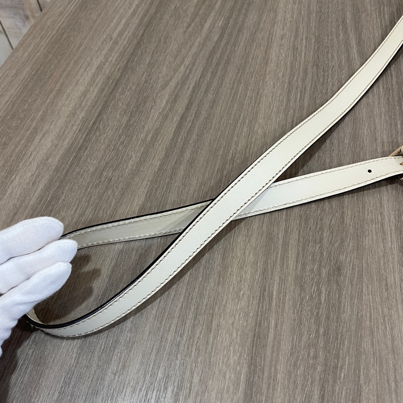 Gucci 201447白皮拼老花PVC提花布斜背包 肩背包-15