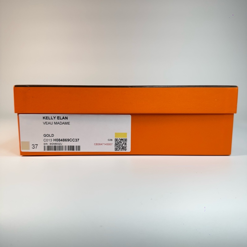 HERMÈS KELLY ELAN 37金棕色 金釦 MADAME皮-13