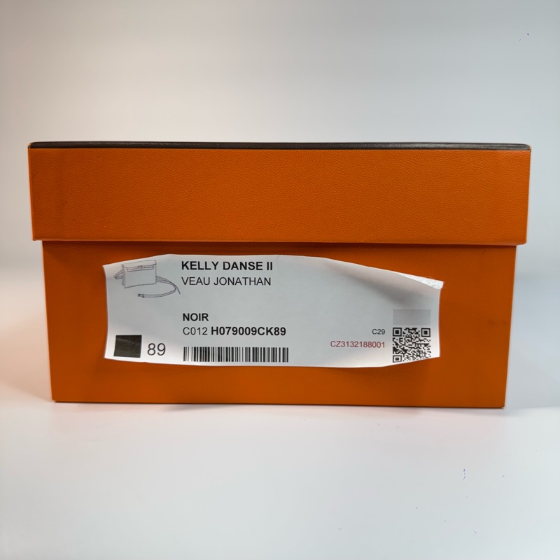 HERMÈS KELLY DANSE 89黑 銀釦 JONATHAN皮-12