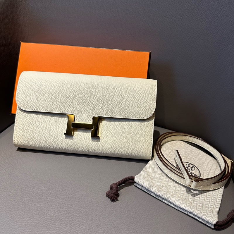 Hermes Constance to go 奶油白金扣-2