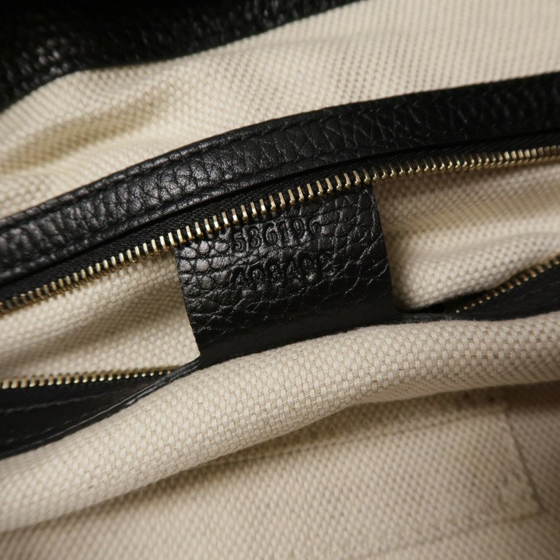 GUCCI 牛皮皮革Soho金扣鏈帶肩背袋-6